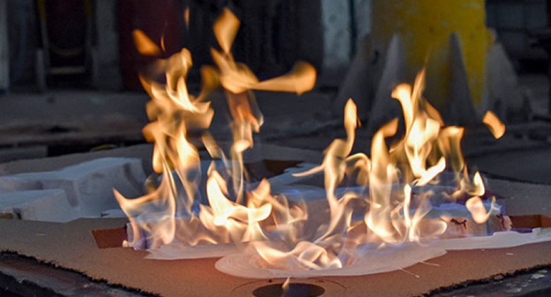 Resin sand static casting