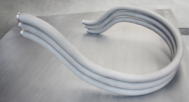 3D Digital Stereoscopic Bending Pipe